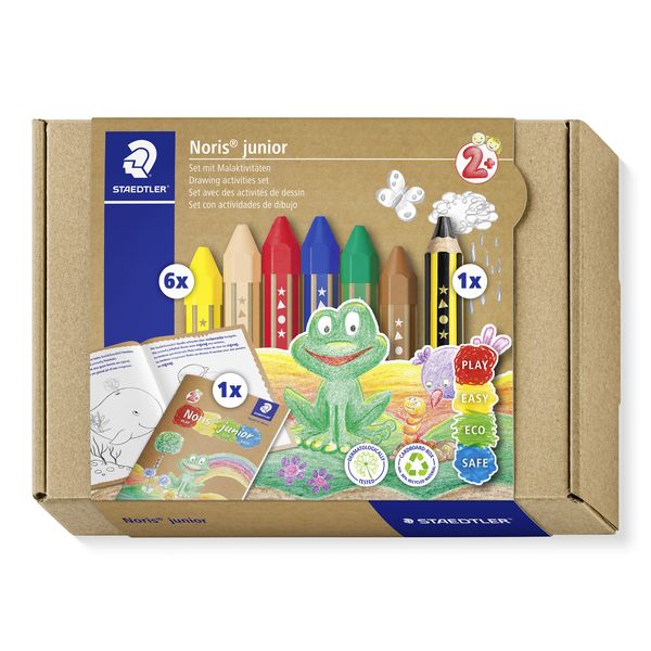 STAEDTLER Noris junior Schreib- und Zeichbedarf Noris junior 61 C1, Gemischtes Set Malaktivitäten für Kleinkinder