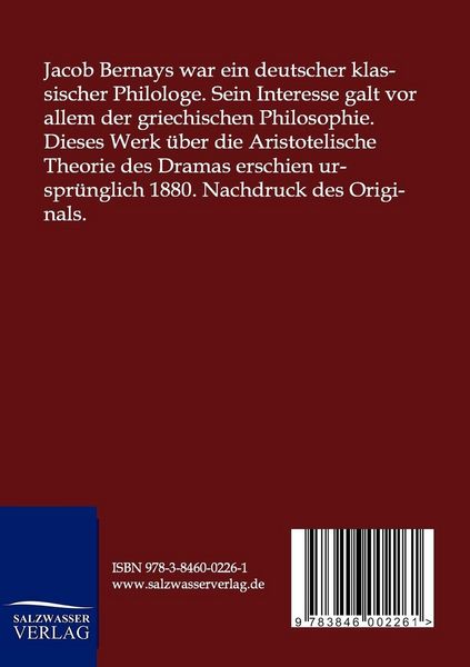 Produktbild: Zwei Abhandlungen &uuml;ber die Aristotelische Theorie des Drama