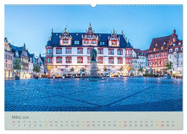Produktbild: Coburg - oberfr&auml;nkisches Juwel (Wandkalender 2026 DIN A2 quer), CALVENDO Monatskalender