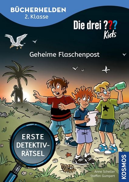 Die drei ??? Kids, Bücherhelden 2. Klasse, Geheime Flaschenpost, Taschenbuch von Anne Scheller, Franckh-Kosmos Verlags-GmbH & Co. KG, 9783440185797