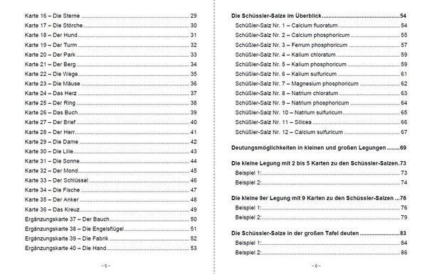 Produktbild: Kartenlegen lernen mit 40x LENORMAND POWER Sch&uuml;ssler-Salze
