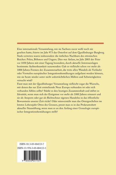 Produktbild: Der Hoftag in Quedlinburg 973