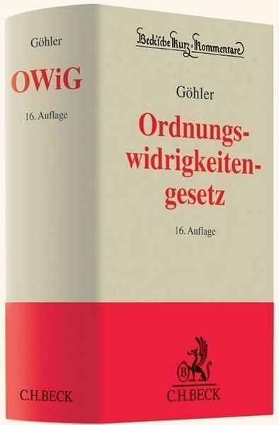 Produktbild: Gesetz &uuml;ber Ordnungswidrigkeiten