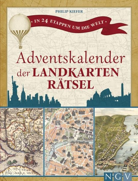 Adventskalender der Landkartenrätsel. In 24 Etappen um die Welt