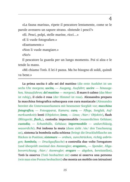 Produktbild: Italienisch lernen mit lustigen Kurzgeschichten (A2) - Fotografia subacquea (+ Audio-CD)