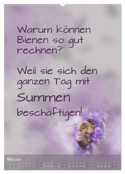 Produktbild: Heute ist ein guter Tag (hochwertiger Premium Wandkalender 2026 DIN A2 hoch), Kunstdruck in Hochglanz