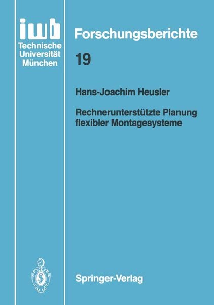 Produktbild: Rechnerunterst&uuml;tzte Planung flexibler Montagesysteme