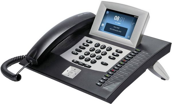 Produktbild: Auerswald COMFORTEL 2600 IP schwarz Systemtelefon,VoIP Android, Anrufbeantworter, Freisprechen, Optische Anrufsignalisierung, Touchpanel Farb-TFT/LCD