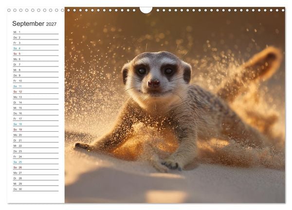 Produktbild: Die Welt der Erdm&auml;nnchen (Wandkalender 2027 DIN A3 quer), CALVENDO Monatskalender