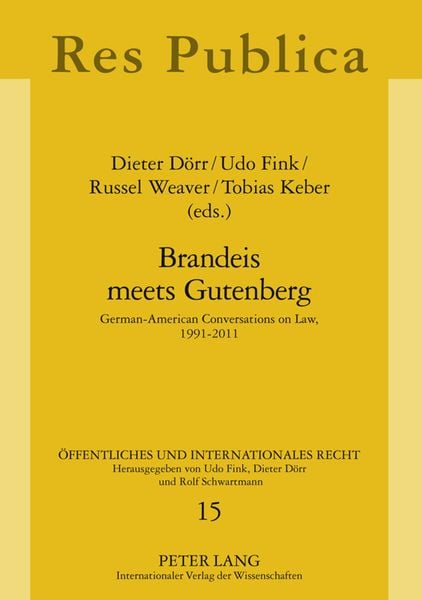 Produktbild: Brandeis meets Gutenberg