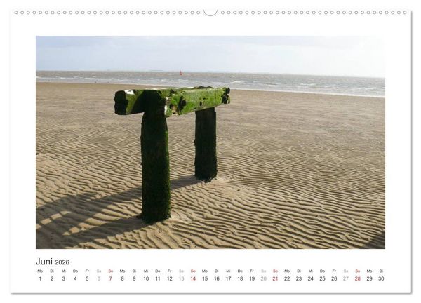 Produktbild: Wangerooge. Der Charme des Ostanlegers (Wandkalender 2026 DIN A2 quer), CALVENDO Monatskalender