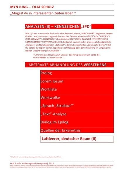 Produktbild: Myn Jung &hellip; Olaf Scholz &ndash; Analysen (ii) &ndash; Kennzeichen &bdquo;spd&ldquo;