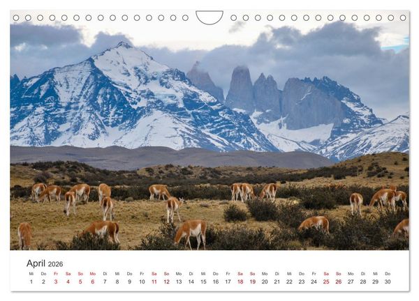 Produktbild: Chile - Ein unbekanntes Paradies. (Wandkalender 2026 DIN A4 quer), CALVENDO Monatskalender