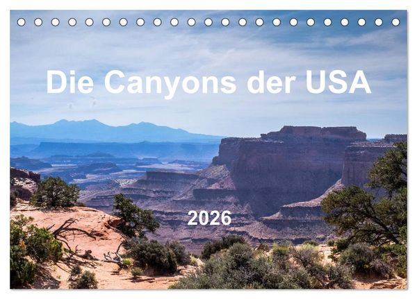 Produktbild: Die Canyons der USA (Tischkalender 2026 DIN A5 quer), CALVENDO Monatskalender