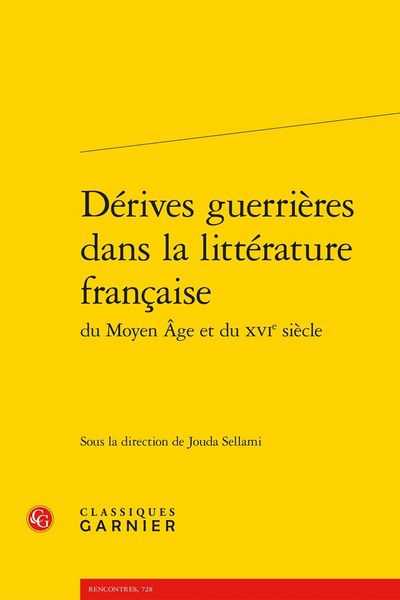 Produktbild: Derives Guerrieres Dans la Litterature Francaise
