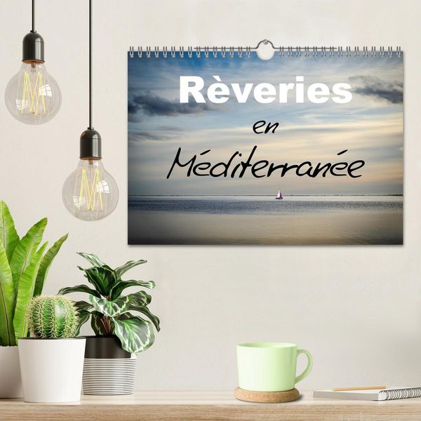 Produktbild: R&ecirc;veries en M&eacute;diterran&eacute;e (Calendrier mural 2026 DIN A4 vertical), CALVENDO calendrier mensuel