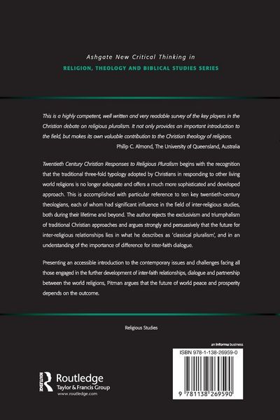 Produktbild: Twentieth Century Christian Responses to Religious Pluralism