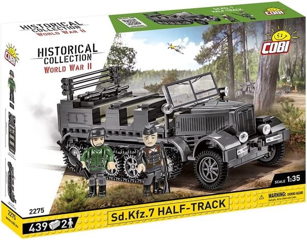 COBI Historical Collection 2275 - Sd.Kfz. 7 Half-Track, Artillerie.