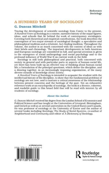 Produktbild: A Hundred Years of Sociology
