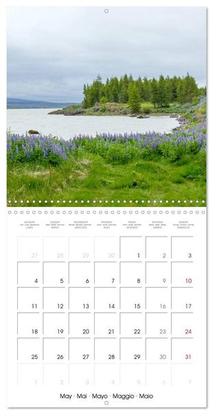 Produktbild: COLOURS OF ICELAND (Wall Calendar 2026 12 &times; 12 Inch) CALVENDO 12 Month Wall Calendar