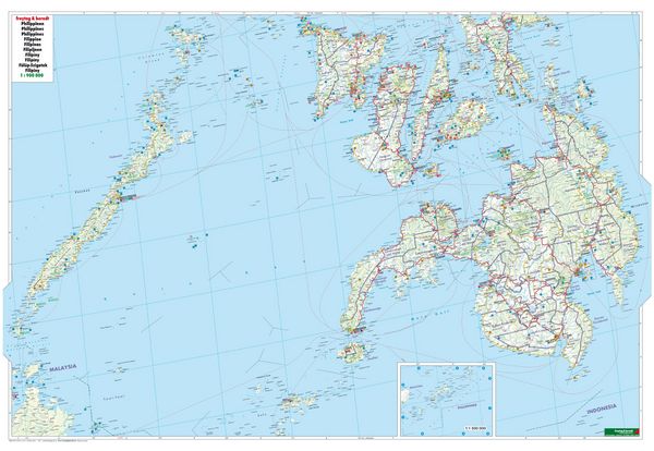 Produktbild: freytag & berndt Stra&szlig;enkarte Philippinen 1:900.000