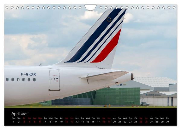 Produktbild: Airline Tails (Wall Calendar 2026 DIN A4 landscape), CALVENDO 12 Month Wall Calendar