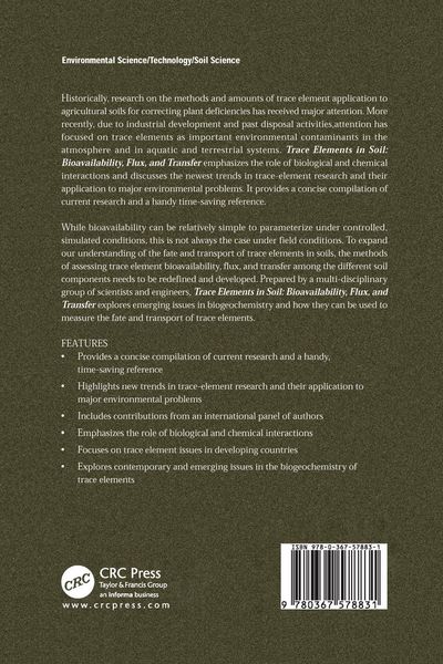 Produktbild: Trace Elements in Soil