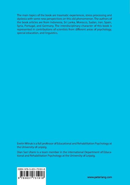Produktbild: Traumatic Experiences and Dyslexia