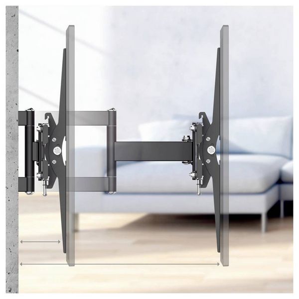 Produktbild: Hama TV-Wandhalterung 190,5cm (75") Ausziehbar, Neigbar, Schwenkbar