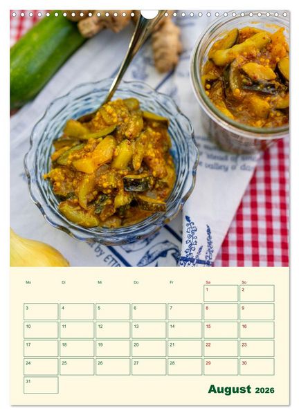 Produktbild: Vegetarische Vier Jahreszeiten (Wandkalender 2026 DIN A3 hoch), CALVENDO Monatskalender
