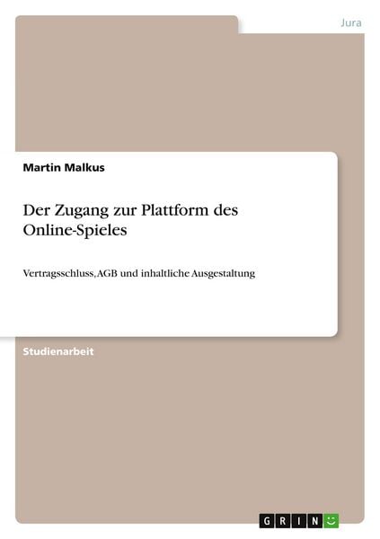 Produktbild: Der Zugang zur Plattform des Online-Spieles