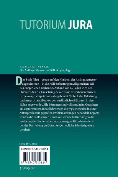 Produktbild: Die Anf&auml;ngerklausur im BGB