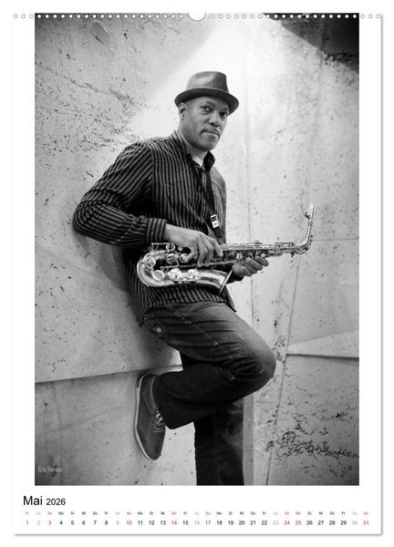 Produktbild: Jazzmaster (Wandkalender 2026 DIN A2 hoch), CALVENDO Monatskalender