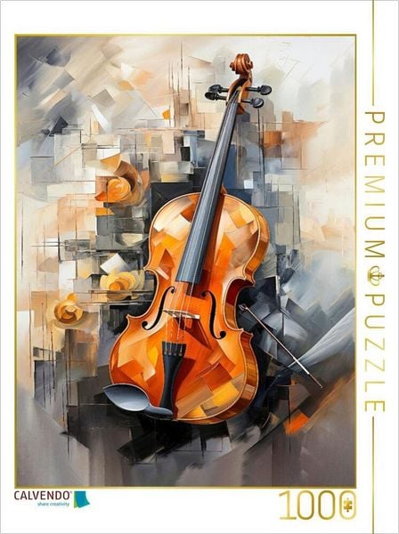 CALVENDO Puzzle Die Geige | 1000 Teile Lege-Größe 64x48cm Foto-Puzzle für glückliche Stunden
