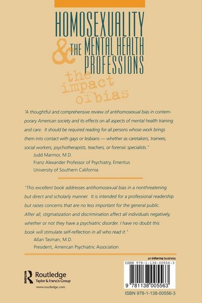 Produktbild: Homosexuality and the Mental Health Professions