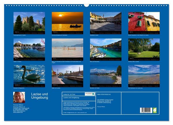 Produktbild: Lazise und Umgebung (Wandkalender 2026 DIN A2 quer), CALVENDO Monatskalender