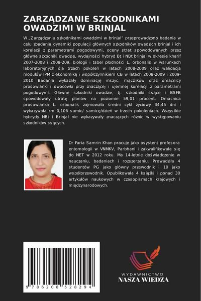 Produktbild: Zarz&iquest;dzanie Szkodnikami Owadzimi W Brinjal