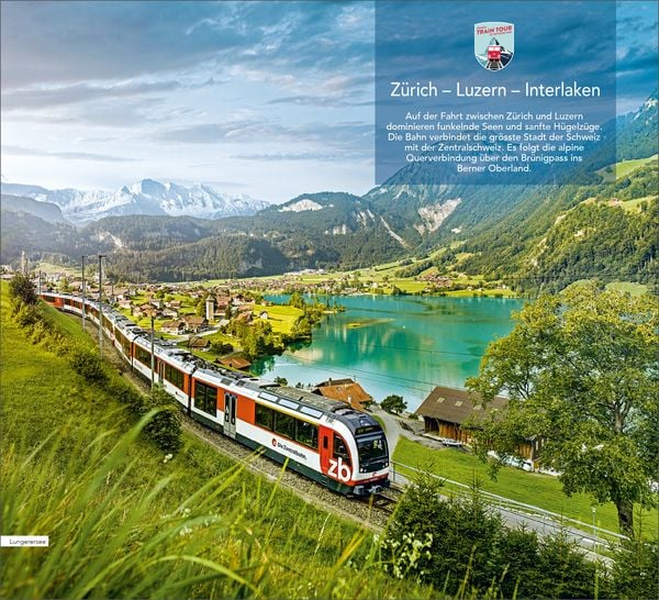 Produktbild: Hallwag Reisef&uuml;hrer Grand Train Tour of Switzerland, deutsche Ausgabe