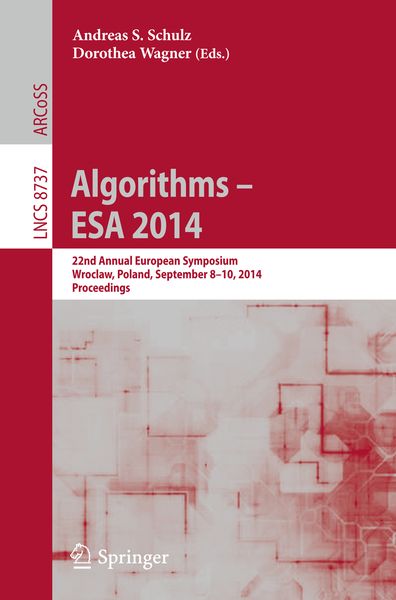 Produktbild: Algorithms - ESA 2014