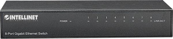 Produktbild: Intellinet 530347 530347 Netzwerk Switch 8 Port 1 GBit/s