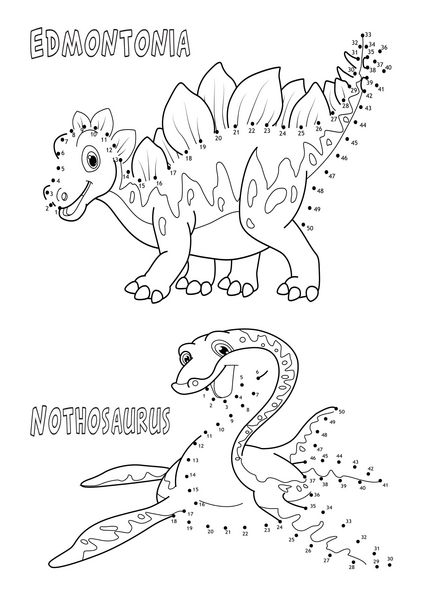 Produktbild: Punkt-zu-Punkt Dino Malbuch