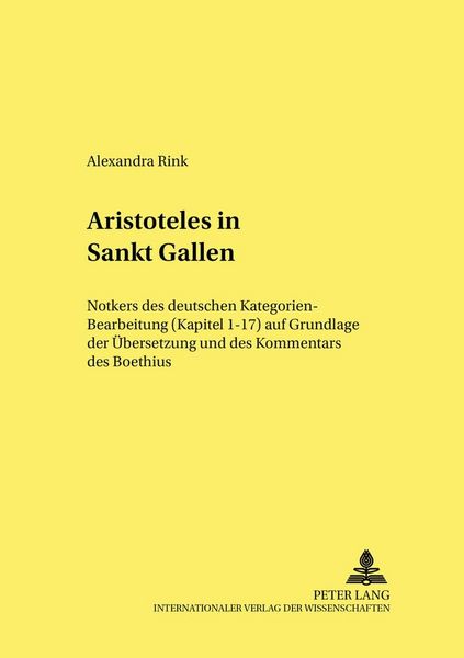 Produktbild: Aristoteles in Sankt Gallen