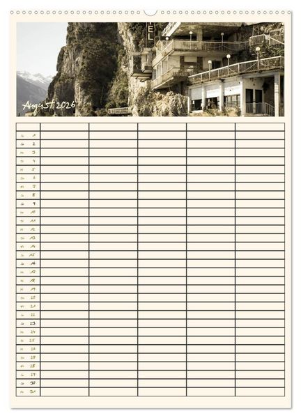 Produktbild: Der Gardasee im Norden - Familienplaner 2026 (Wandkalender 2026 DIN A2 hoch), CALVENDO Monatskalender