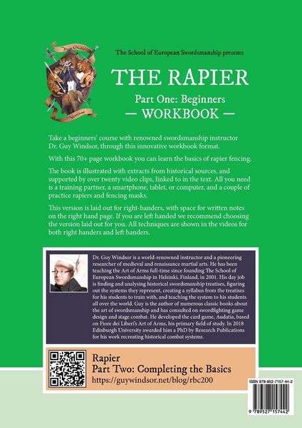 Produktbild: The Rapier Part One Beginners Workbook