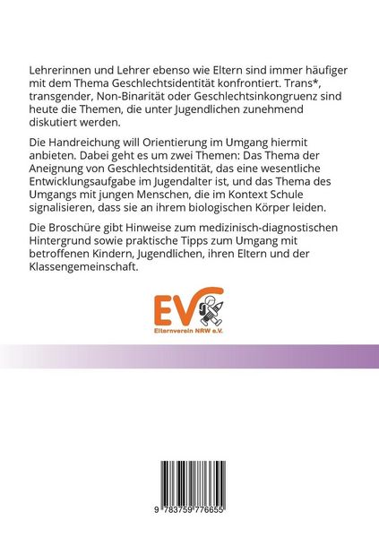 Produktbild: Trans* in der Schule: