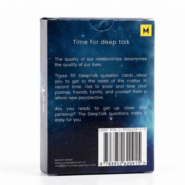 Produktbild: DeepTalk Gespr&auml;chsfragekarten (Pocket Size) ENGLISH Version