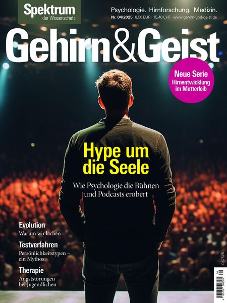 Produktbild: Gehirn&Geist 4/2025 Hype um die Seele