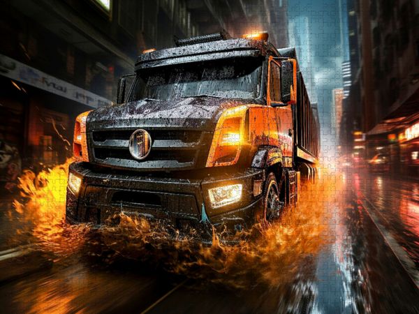 Produktbild: CALVENDO Puzzle Trucks | 2000 Teile Lege-Gr&ouml;&szlig;e 90x67cm Foto-Puzzle f&uuml;r gl&uuml;ckliche Stunden