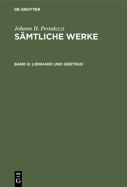 Produktbild: Lienhard und Gertrud
