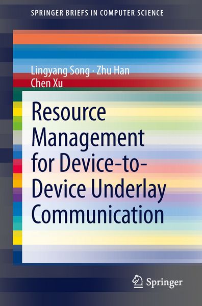 Produktbild: Resource Management for Device-to-Device Underlay Communication